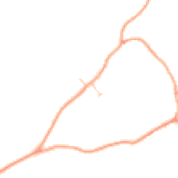 Daytime road noise heatmap for TN12 7LT