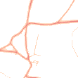 Daytime road noise heatmap for TN12 7NN