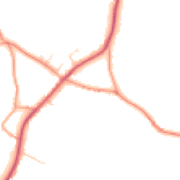 Daytime road noise heatmap for TN12 7PS