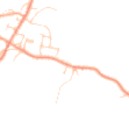 Daytime road noise heatmap for TN12 8AL