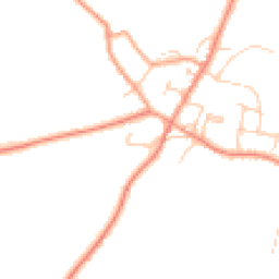 Daytime road noise heatmap for TN12 8LN