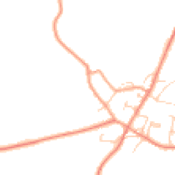 Daytime road noise heatmap for TN12 8LX