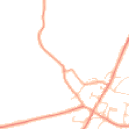Daytime road noise heatmap for TN12 8LZ
