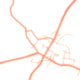 Daytime road noise heatmap for TN12 8NA