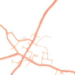 Daytime road noise heatmap for TN12 8NG