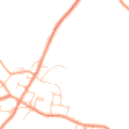 Daytime road noise heatmap for TN12 8NH