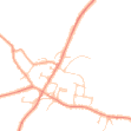 Daytime road noise heatmap for TN12 8NJ