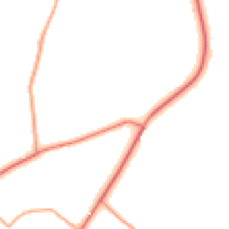 Daytime road noise heatmap for TN12 9AT