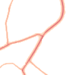 Daytime road noise heatmap for TN12 9BD