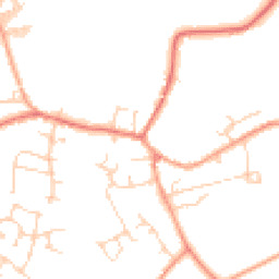 Daytime road noise heatmap for TN12 9DP