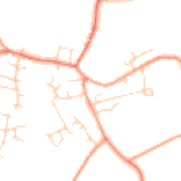 Daytime road noise heatmap for TN12 9DU