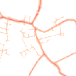 Daytime road noise heatmap for TN12 9EF