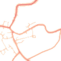 Daytime road noise heatmap for TN12 9ES