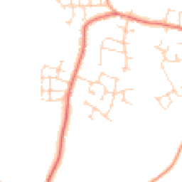 Daytime road noise heatmap for TN12 9FW