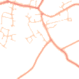 Daytime road noise heatmap for TN12 9FY