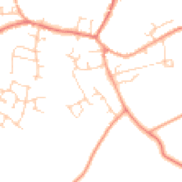 Daytime road noise heatmap for TN12 9GA