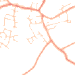 Daytime road noise heatmap for TN12 9GG
