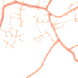Daytime road noise heatmap for TN12 9GH