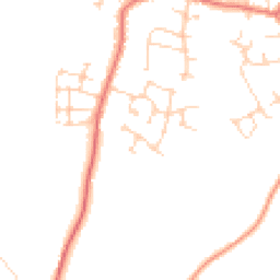 Daytime road noise heatmap for TN12 9GN
