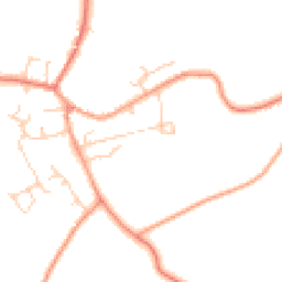 Daytime road noise heatmap for TN12 9GS