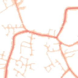 Daytime road noise heatmap for TN12 9HL
