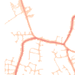 Daytime road noise heatmap for TN12 9HS