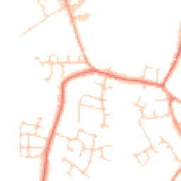 Daytime road noise heatmap for TN12 9HT