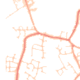 Daytime road noise heatmap for TN12 9HW
