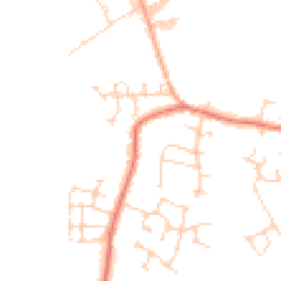 Daytime road noise heatmap for TN12 9JF