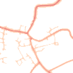 Daytime road noise heatmap for TN12 9LA