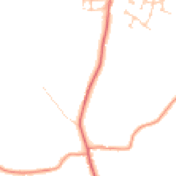 Daytime road noise heatmap for TN12 9NN