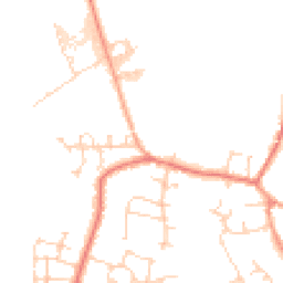 Daytime road noise heatmap for TN12 9QE