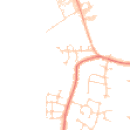 Daytime road noise heatmap for TN12 9QN