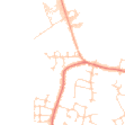 Daytime road noise heatmap for TN12 9QQ