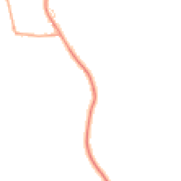 Daytime road noise heatmap for TN12 9SL