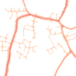 Daytime road noise heatmap for TN12 9TG