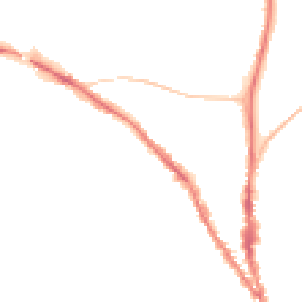 Night-time road noise heatmap for TN13 1BH