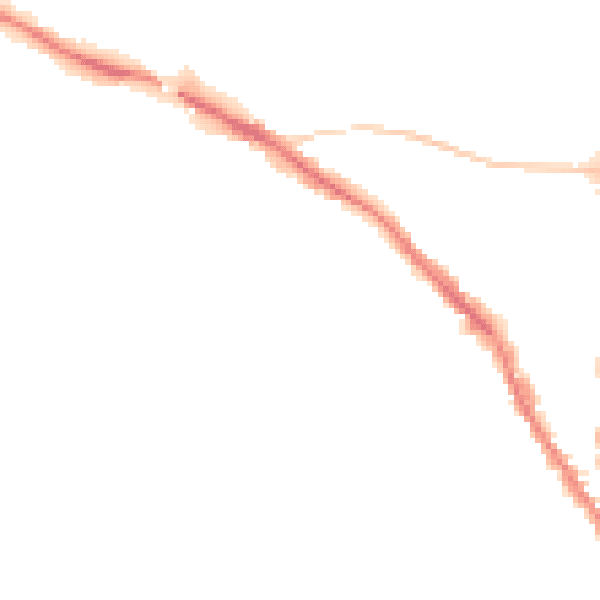 Night-time road noise heatmap for TN13 1DQ