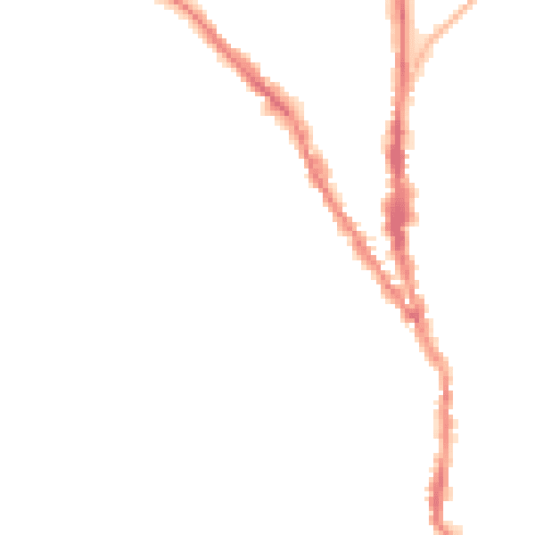 Night-time road noise heatmap for TN13 1EH