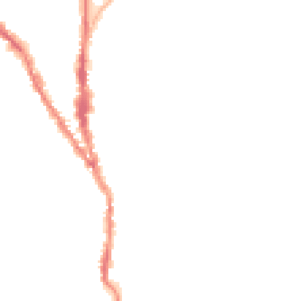 Night-time road noise heatmap for TN13 1JJ
