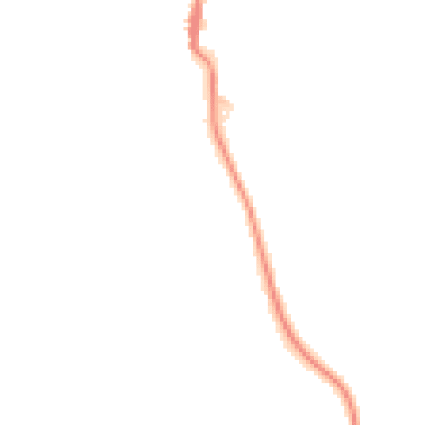 Night-time road noise heatmap for TN13 1RB