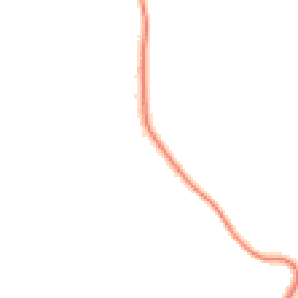 Night-time road noise heatmap for TN13 1TD