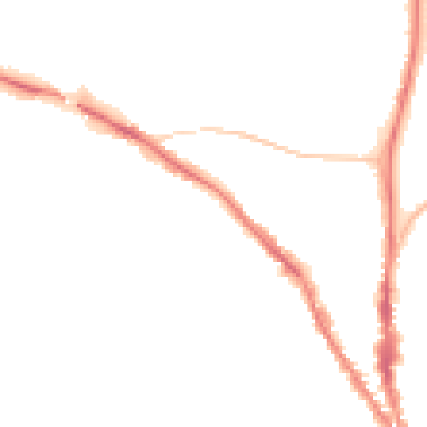Night-time road noise heatmap for TN13 1XH