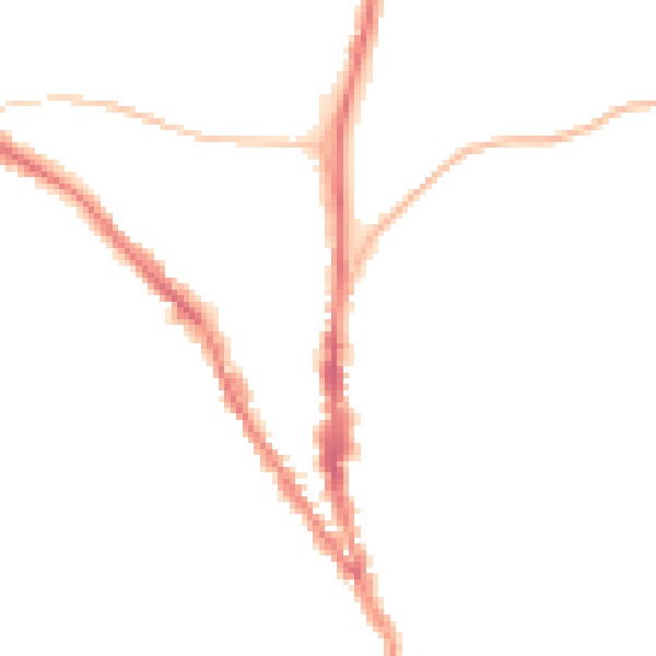 Night-time road noise heatmap for TN13 1XJ