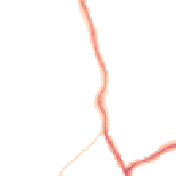 Night-time road noise heatmap for TN13 2QU
