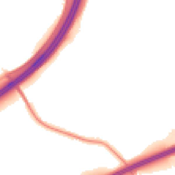 Night-time road noise heatmap for TN13 2TG