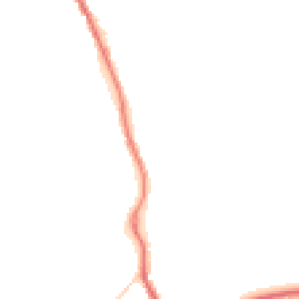 Night-time road noise heatmap for TN13 2XN