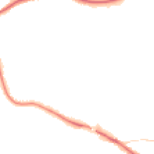 Night-time road noise heatmap for TN13 3JA