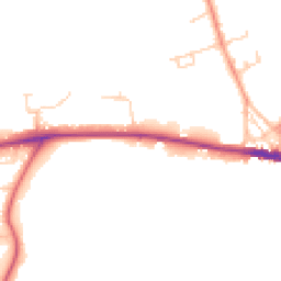 Daytime road noise heatmap for TN15 0AD