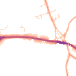 Daytime road noise heatmap for TN15 0AE